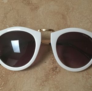 karen walker harvest white sunglasses